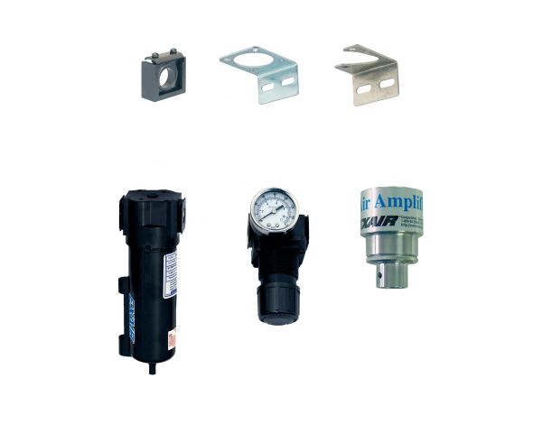 Exair Model 9001 3/8 Drain Filter Separator Regulator with pressure gauge 