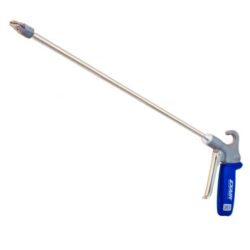 Blåspistol Soft Grip Safety Air Gun HP1229SS-24 med 1" Flat High Power HP1126SS Super Air Nozzle och 24" Aluminiumförlängare