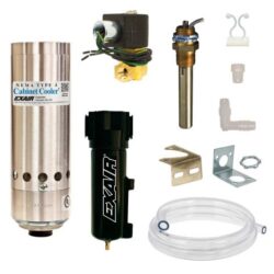 Apparatskåpskylare Nema 4 EHT4830-24VDC (2000 Btu/h) för höga omgivningstemperaturer och kontinuerlig drift inkl 24VDC termostat och luftfilter